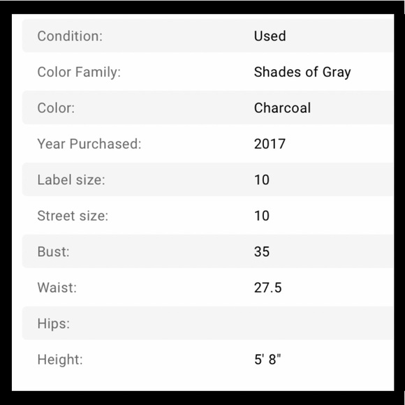 Charcoal Mori Lee Bridesmaid/Formal Dress - Picture 9 of 11